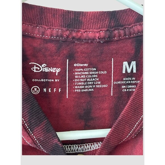 Neff Mickey Mouse T-Shirt Mens Medium Disney Collection Tie Dye Cotton - Picture 4 of 4